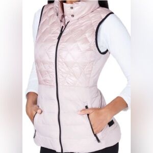 Calvin Klein Performance NWOT Lavender Pink Quilted Women's Vest Sleeveless XS